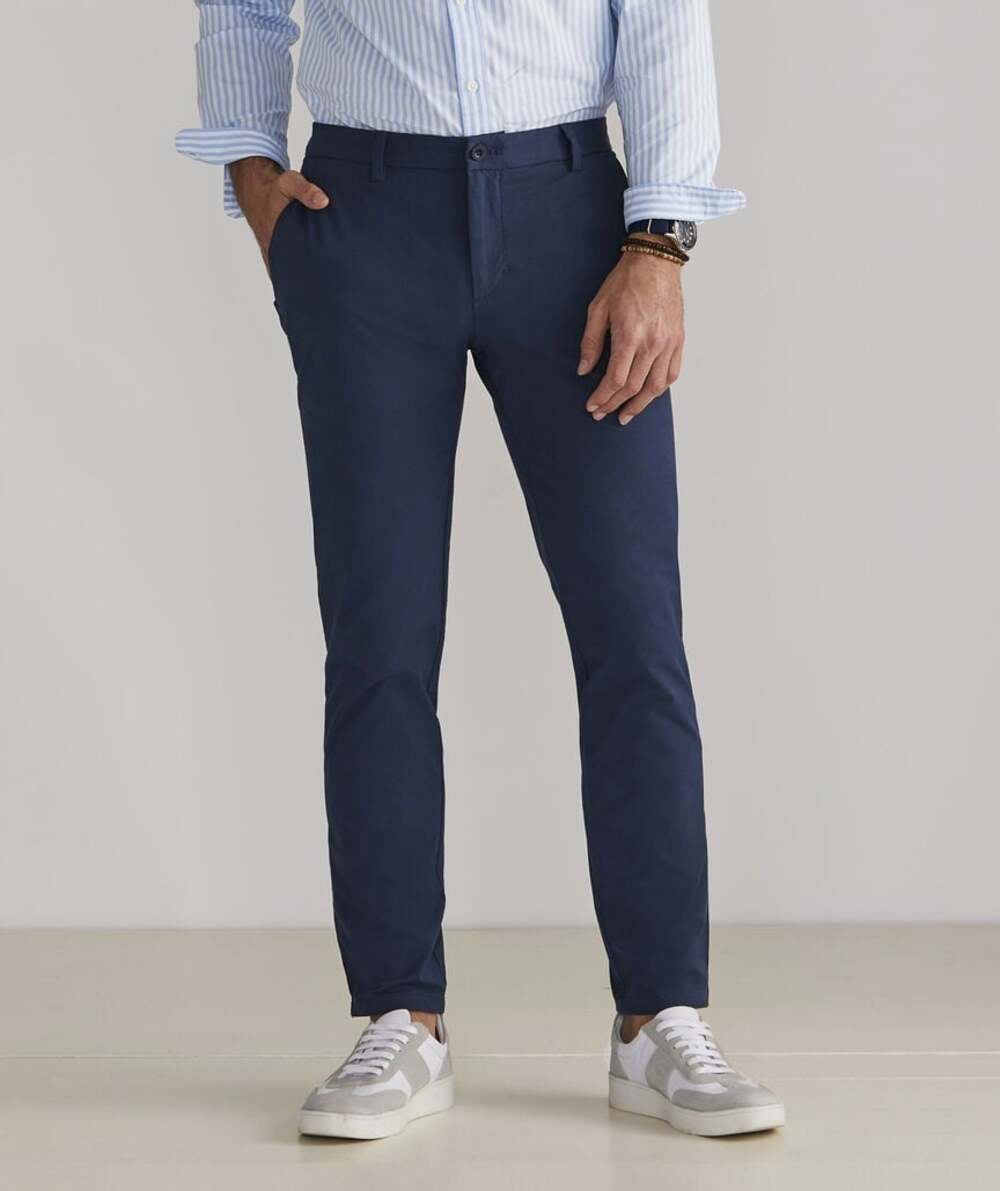 Vineyard Vines Men 36x30 On the Go Pant Navy Blue Performance Commute Travel